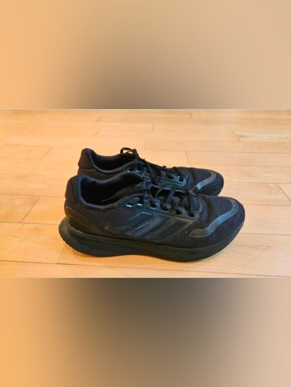 Adidas Runfalcon 5 Running Shoes Black Athletic Sneakers Size 8.5
